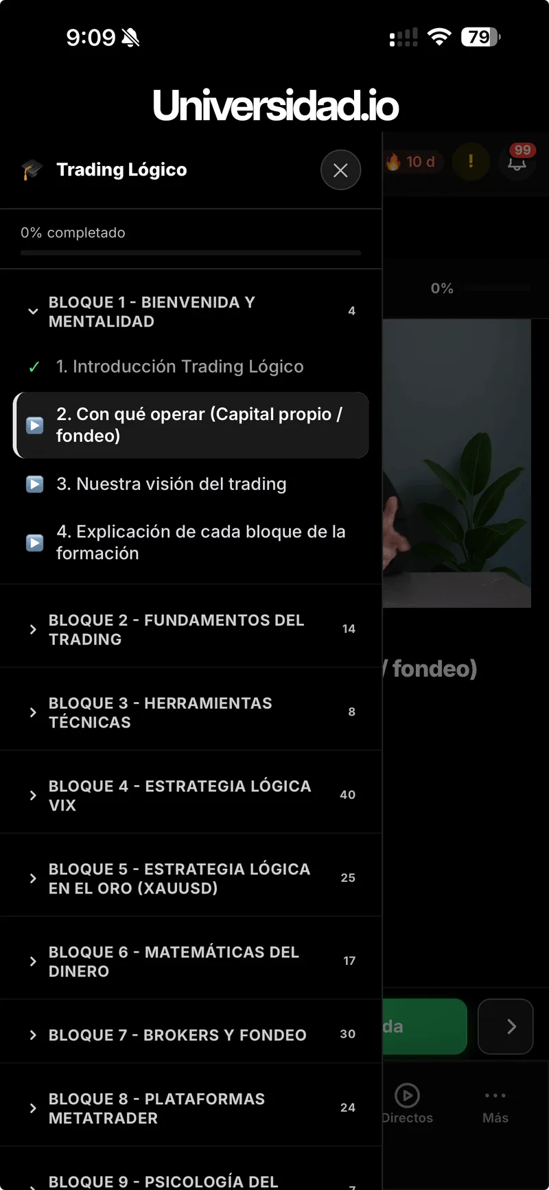 Programa completo de Trading L&oacute;gico