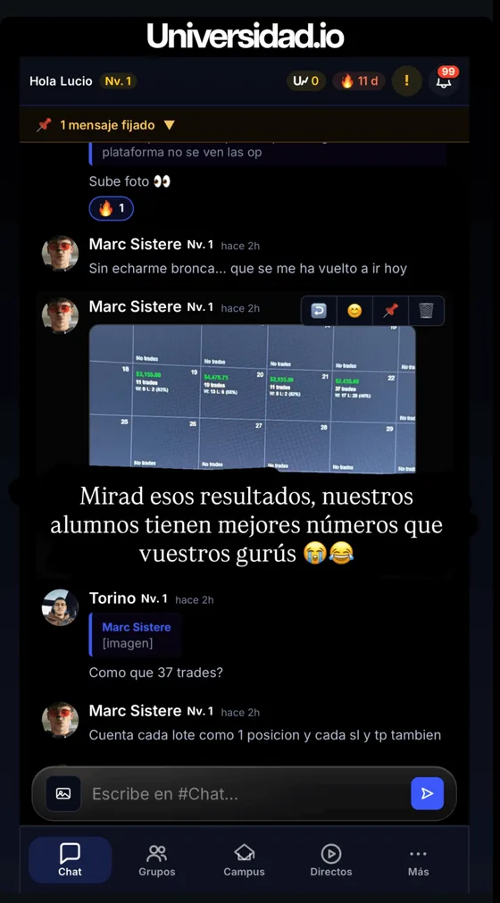 Resultado de alumno