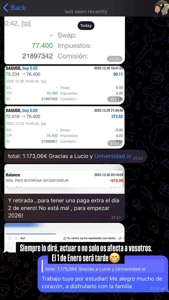 Resultado de alumno